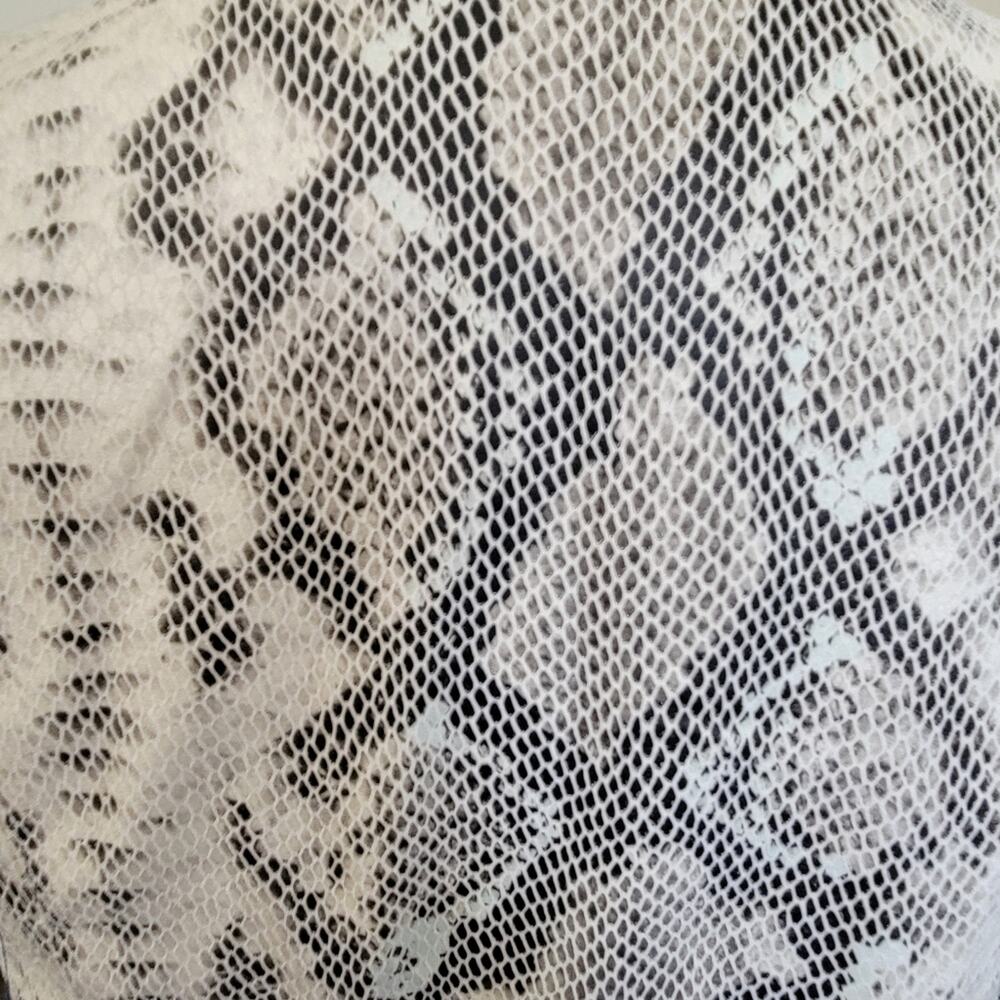 Xs Love Token Python Snake Print Draped Front Car… - image 3